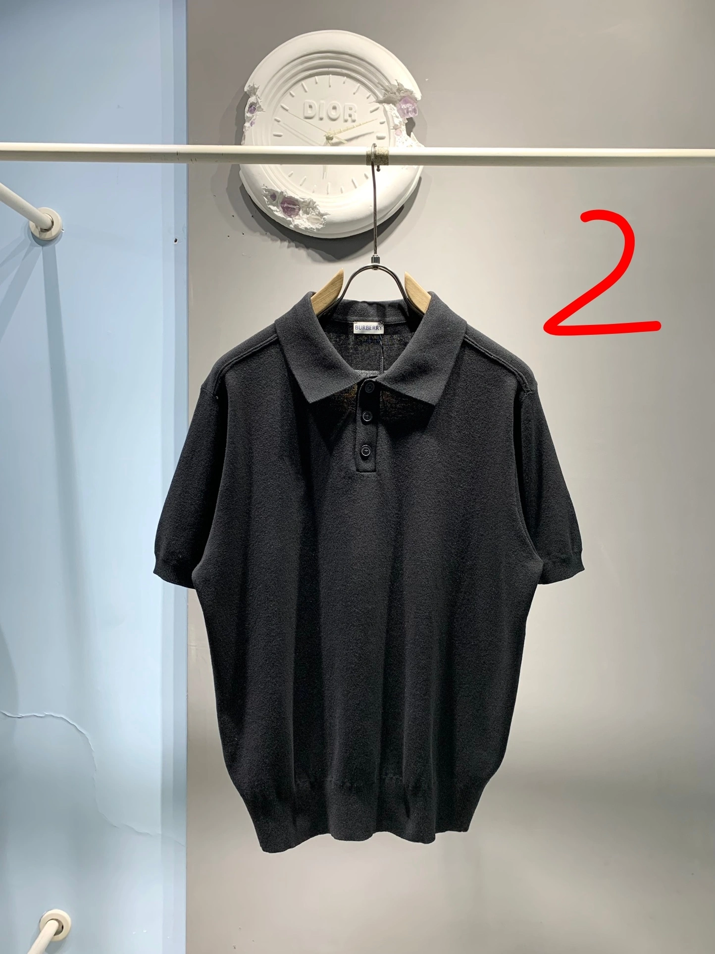 wg.luxury-- 2ur25rry 2025ss Polo Cotton wool oversized 2colour item:E-F509L1810-2H